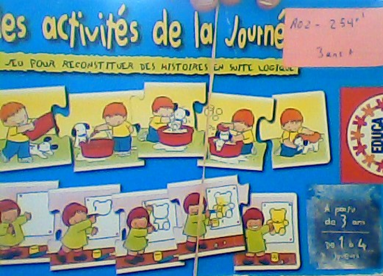 Image sur Casse-tête mes activités de la journée 🐶