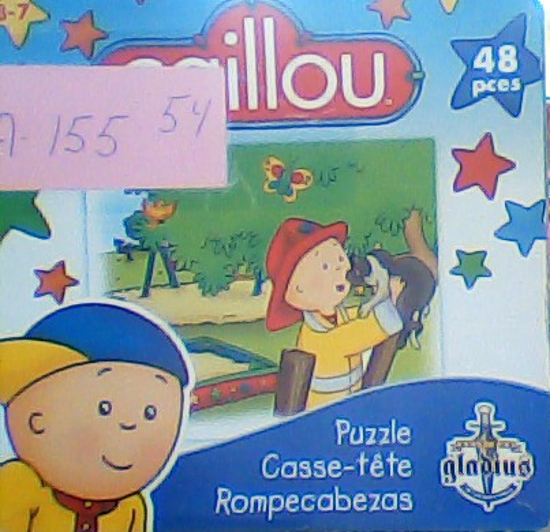 Image sur Casse-tête Caillou  pompier 🐶