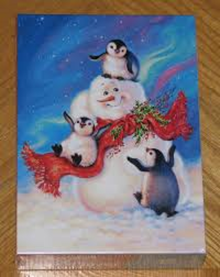 Image sur Casse-tête bonhomme de neige plus pingouins,  Springbox🐶
