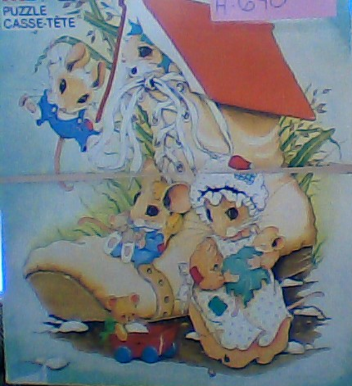 Image sur Casse-tête bottine avec souris 🐶