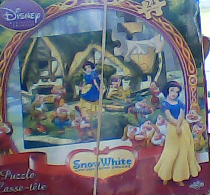 Image de Casse-tête snow white avec maison  🐶