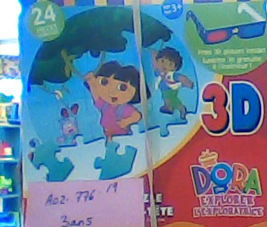 Image sur Casse-tête Dora 3d 🐶