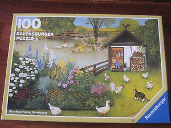 Image sur Casse-tête Étang avec poules 🐶