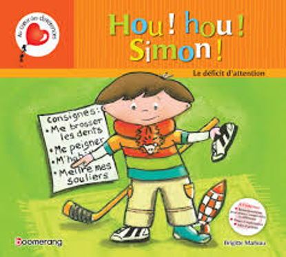 Image de Livre, hou hou Simon le déficit d'attention 🐶