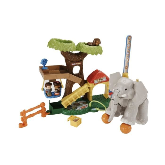 Image sur Zoo avec gros éléphant