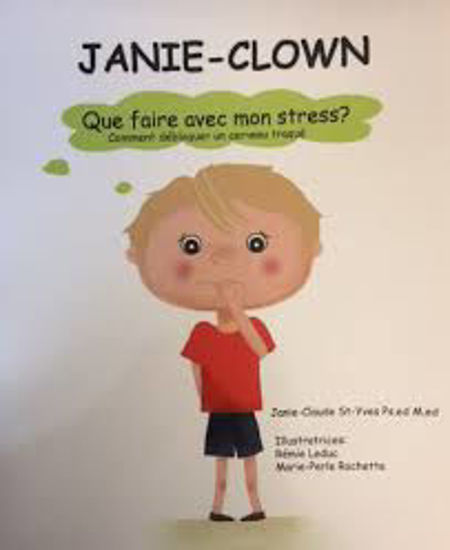 Image sur Livre, Janie-Clown que faire avec mon stress 🐶