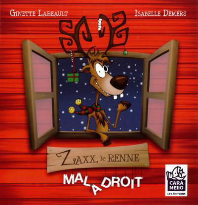 Image de Livre, Zaxx le renne maladroit 🐶