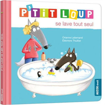 Image de Livre, p'tit loup se lave tout seul 🐶