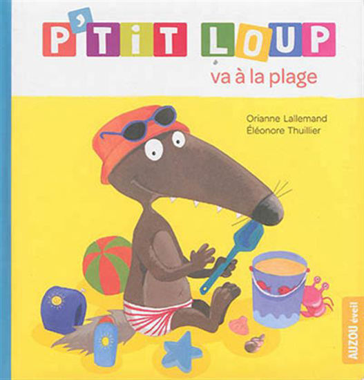 Image sur Livre, p'tit loup va à la plage 🐶