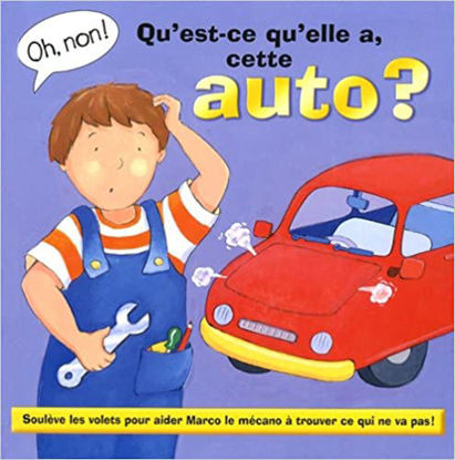 Image de Livre, qu'est-ce qu'elle a, cette auto?  🐶