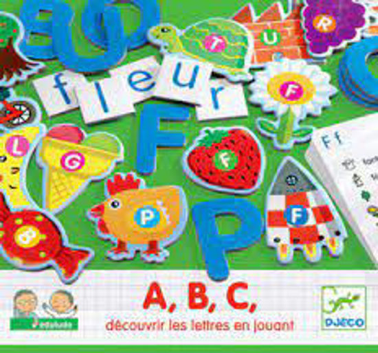 Image sur A, B, C, découvrir les lettres en jouant