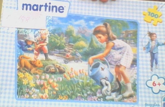 Image sur Casse-tête Martine au jardin avec fleurs 🐶