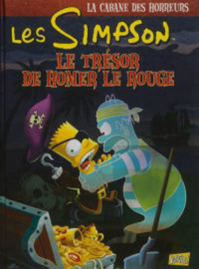 Image sur Livre, les Simpson : La cabane des horreurs T.4:Trésor de Homer le rouge 🐶