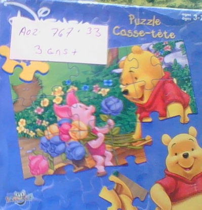 Image de Casse-tête winnie the pooh les tulipes 🐶