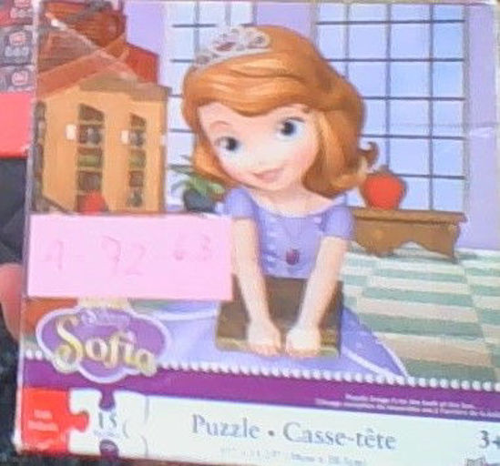 Image sur Casse-tête sofia avec un livre 🐶