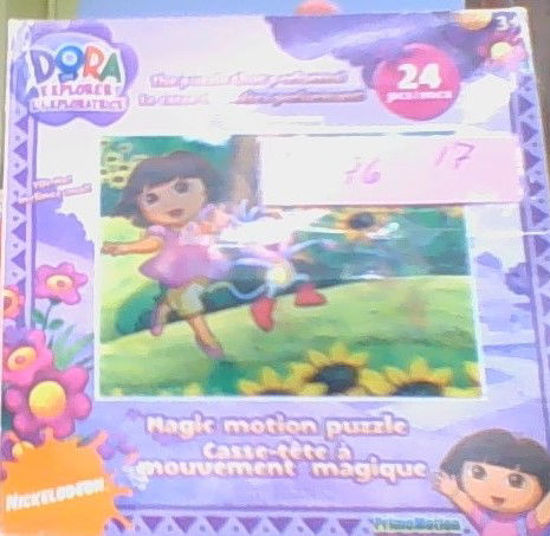Image sur Casse-tête Dora avec les tournesols 3d 🐶