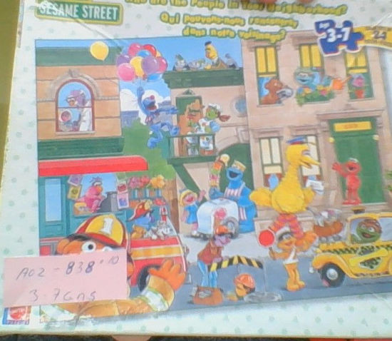 Image sur Casse-tête sesame street qui pouvons-nous rencontrer dans notre voisinage 🐶