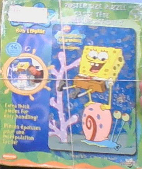 Image sur Casse-tête Bob l'éponge bob+l'escargot 🐶