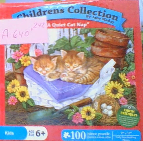 Image sur Casse-tête minou sur panier 🐶