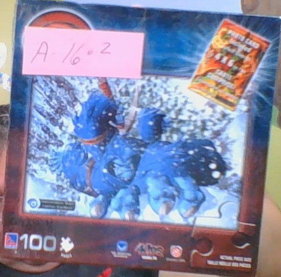 Image sur Casse-tête Chaotic monstre bleu 1🐶