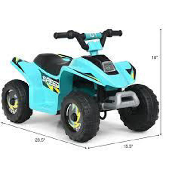 Image sur 4 roues vert