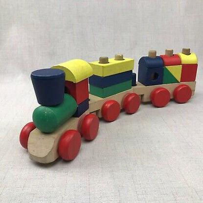 Image de Train en bois 🐶