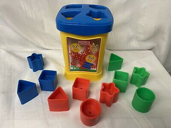 Image sur Boîte jaune et bleue encastrement 🐶