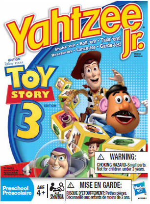 Image de Yahtzee jr. histoire de jouets