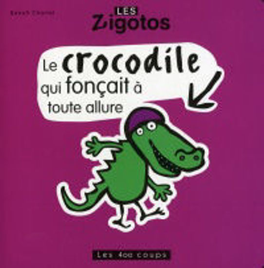 Image sur Livre, le crocodile qui fonçait à toute allure 🐶