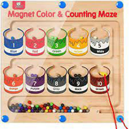 Image de Magnetic color & counting maze 🐶