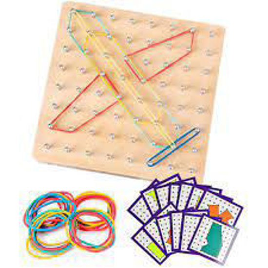 Image sur Wooden geoboard
