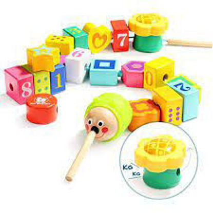 Image de Caterpillar lacing blocks 🐶