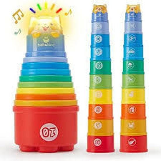 Image sur Rainbow stacking cups 🐶