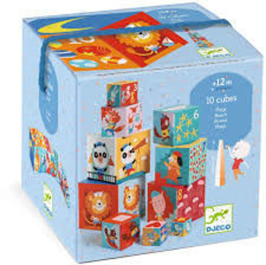 Image sur 10 cubes
