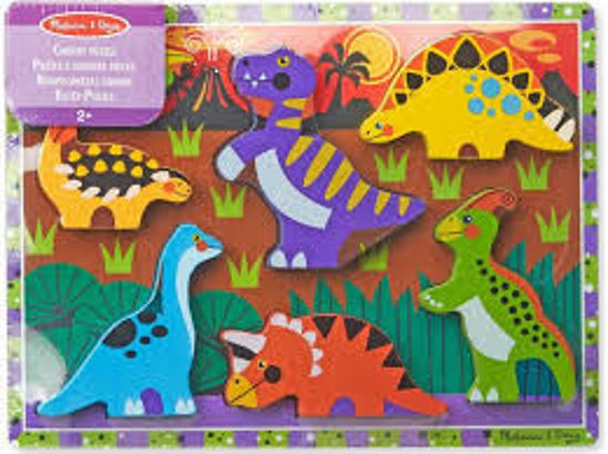 Image sur Casse-tête en bois dinosaures 🐶