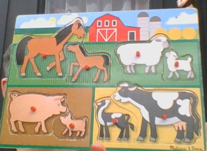 Image de Animaux de la ferme avec leur bébé 🐶