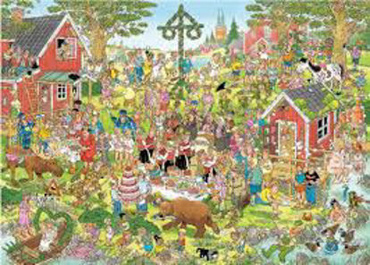 Image de Festival de la mi-été, Jan van Haasteren 🐶